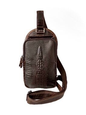 Travel Sling NWOT Sm Gator/Croc
Embossed Leather Shoulder